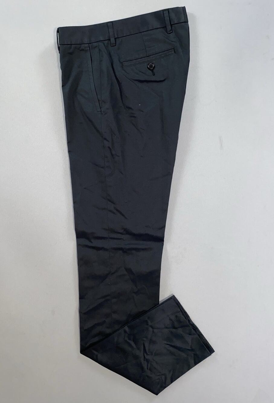Bonobos Weekday Warriors Tailored Fit Tuesday Black Cotton Dress Pants. 28X32.